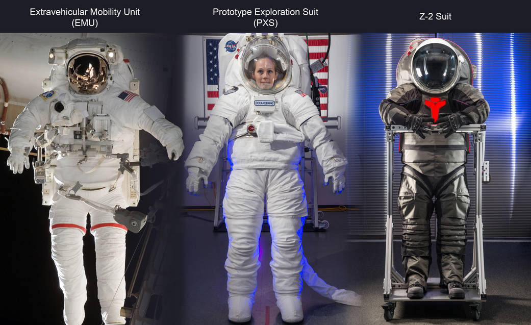 NASA Unveils New Mars Spacesuits