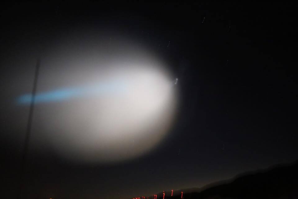 Navy missile test causes UFO scare