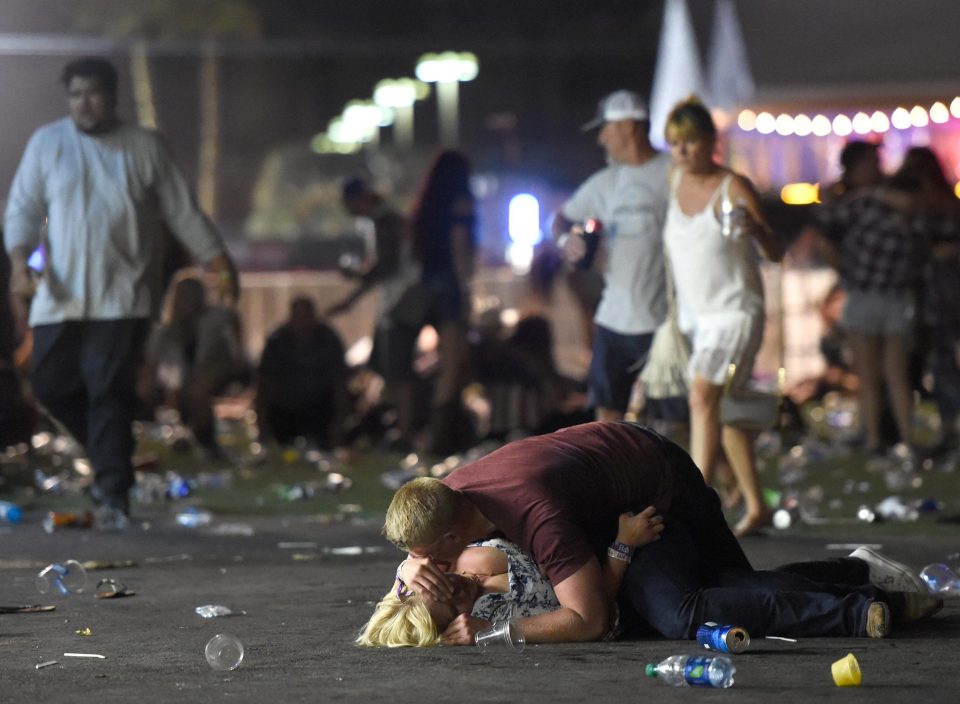 ‘Beyond horrific’: Shooting on Las Vegas Strip kills at least 50, wounds hundreds